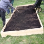 Infilling raised beds