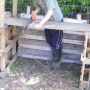 Making compost bin
