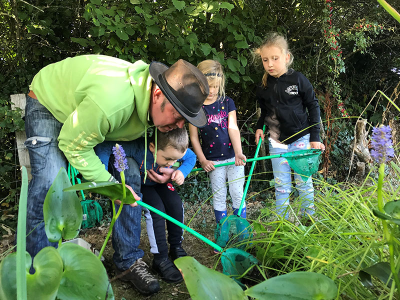 Pond Dipping with Primary School Children