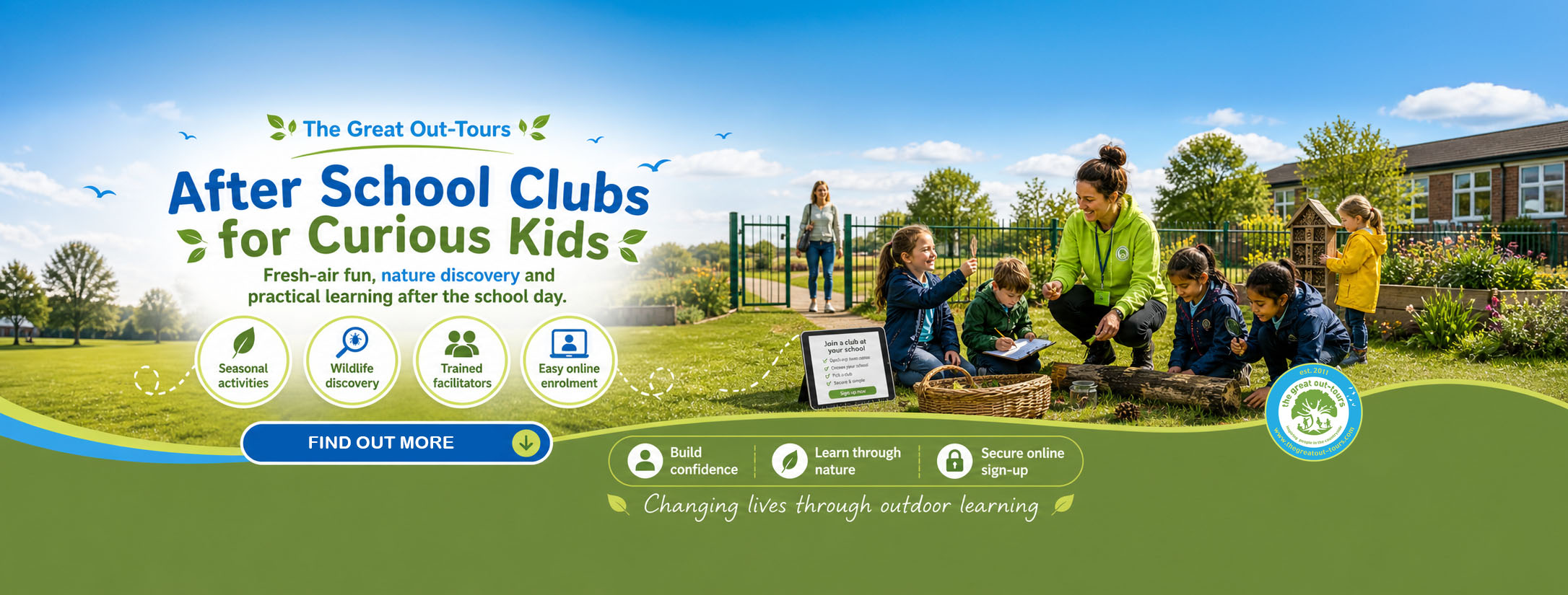 Parent page banner After School Outdoor Clubs